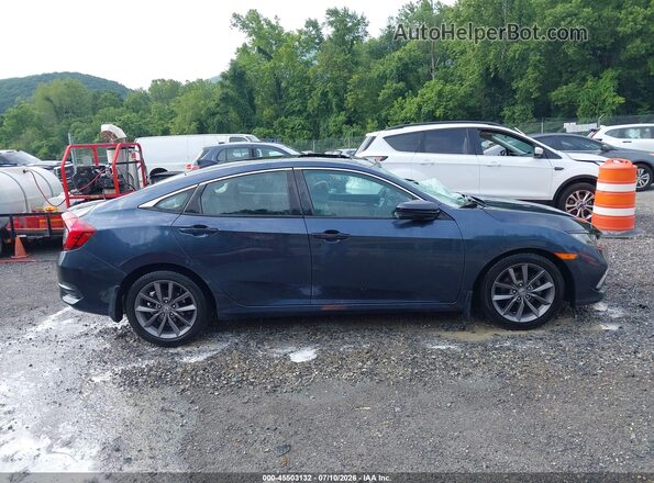 19XFC1F3XLE007431 2020 HONDA CIVIC Dark Blue Widok wnętrza z tyłu