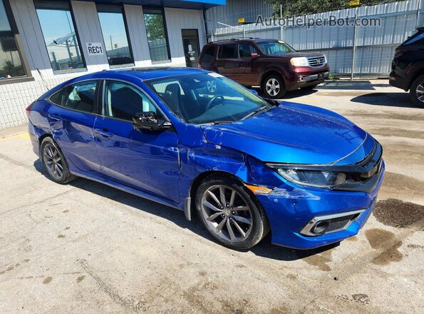 19XFC1F3XME006720 2021 HONDA CIVIC Blue Передня права чверть