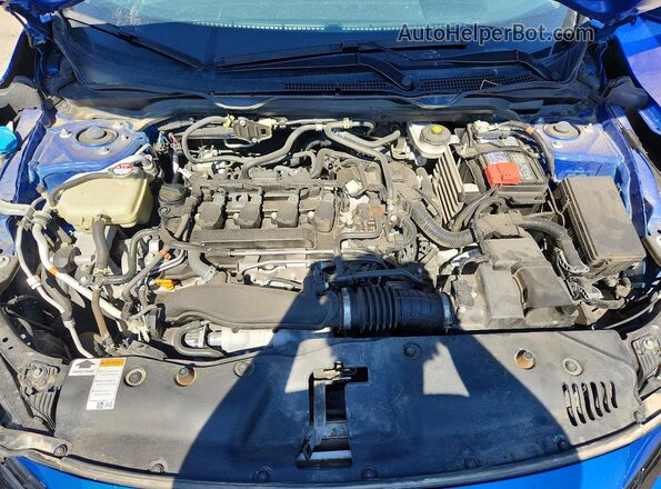 19XFC1F3XME006720 2021 HONDA CIVIC Blue Вид задньої частини салону