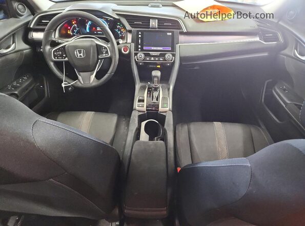 19XFC1F45GE209429 2016 HONDA CIVIC Blue Dashboard view