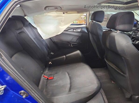 19XFC1F45GE209429 2016 HONDA CIVIC Blue Rear seats view