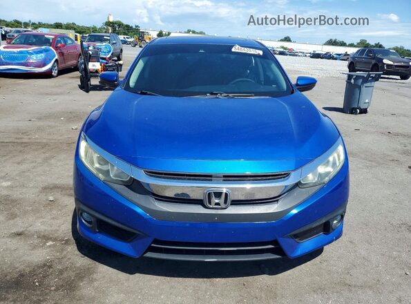 19XFC1F46GE018439 2016 HONDA CIVIC Blue Widok z przodu