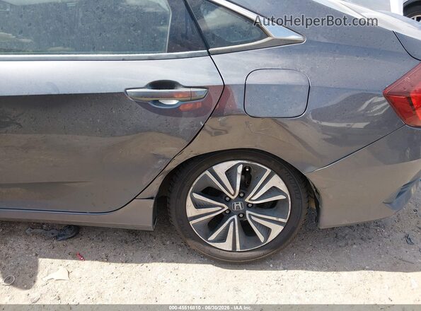19XFC1F46GE040697 2016 HONDA CIVIC Gray Front view