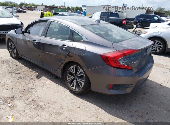 19XFC1F46GE040697 2016 HONDA CIVIC Gray Rear left