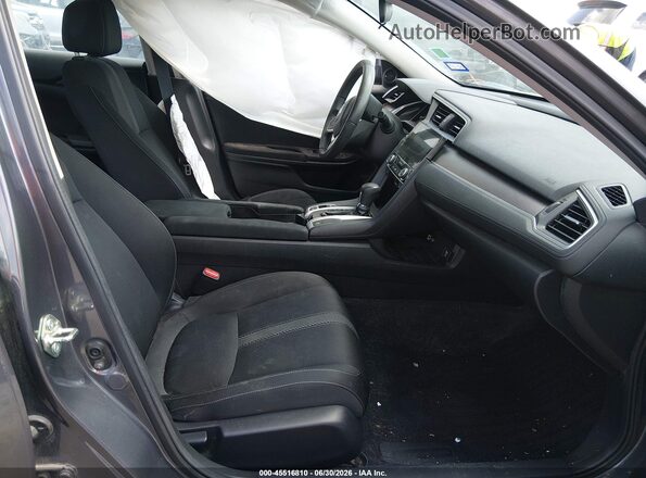 19XFC1F46GE040697 2016 HONDA CIVIC Gray Front interior view
