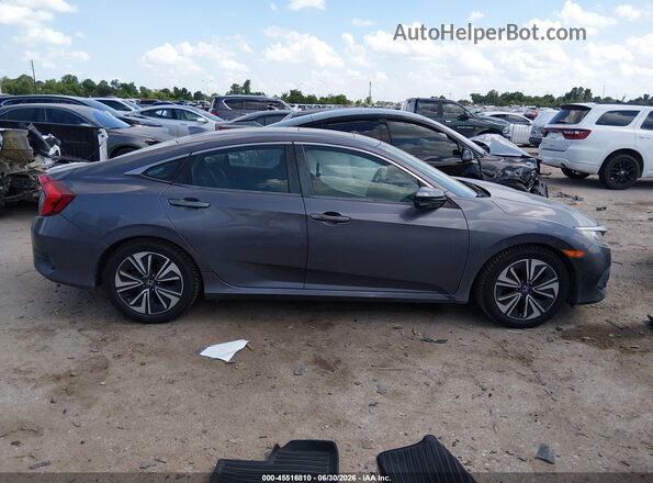 19XFC1F46GE040697 2016 HONDA CIVIC Gray Rear interior view