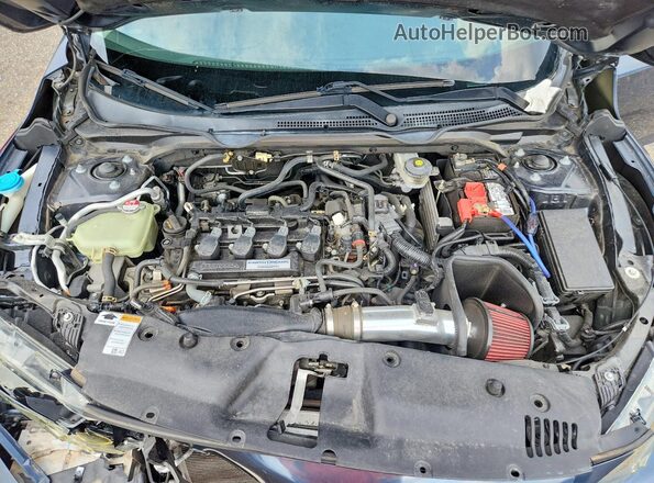 19XFC1F49GE044078 2016 HONDA CIVIC Gray Vista interior trasera