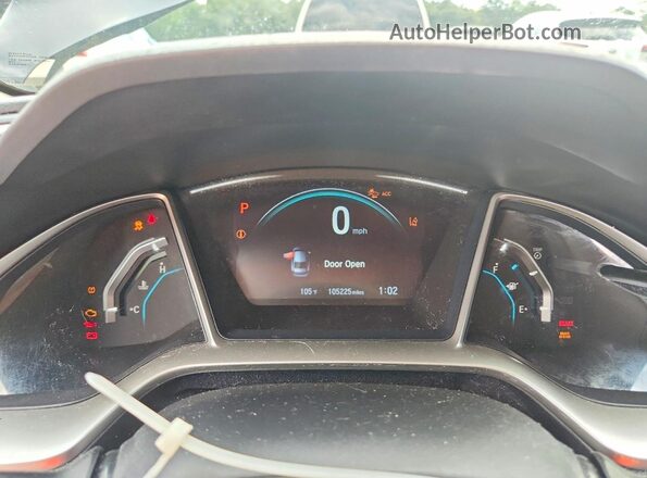 19XFC1F49GE044078 2016 HONDA CIVIC Gray Vista del cuadro de instrumentos