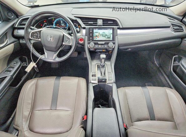 19XFC1F70GE011514 2016 HONDA CIVIC Blue Вид панелі приладів