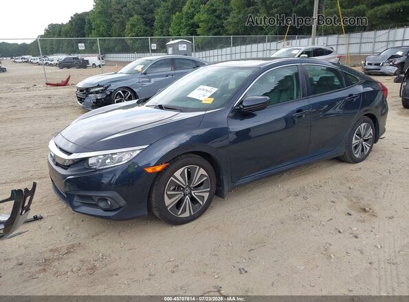 19XFC1F70HE032638 2017 HONDA CIVIC Gray წინა მარცხენა ხედი სამი მეოთხედიდან
