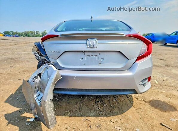19XFC1F70HE200200 2017 HONDA CIVIC Silver უკანა ხედი