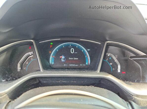 19XFC1F70HE200200 2017 HONDA CIVIC Silver ხელსაწყოთა პანელის ხედი