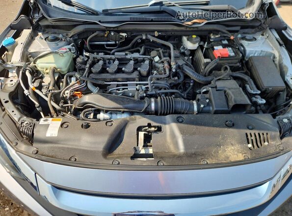19XFC1F70HE200200 2017 HONDA CIVIC Silver უკანა სალონის ხედი