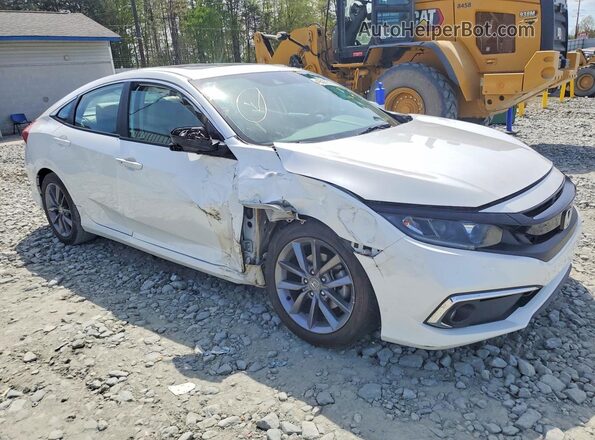 19XFC1F70KE004037 2019 HONDA CIVIC Белый Передняя правая четверть