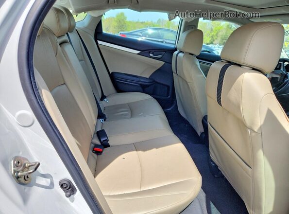 19XFC1F70KE004037 2019 HONDA CIVIC Белый Вид задних сидений