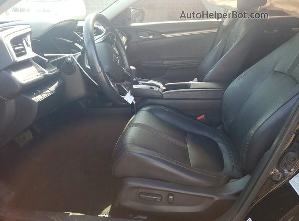 19XFC1F70ME013470 2021 HONDA CIVIC Black წინა სალონის ხედი