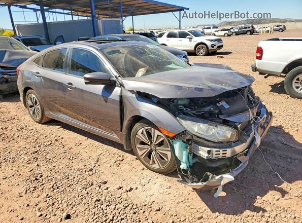 19XFC1F71GE022473 2016 HONDA CIVIC Gray Przód prawy