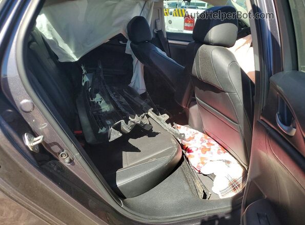 19XFC1F71GE022473 2016 HONDA CIVIC Gray Widok tylnych siedzeń