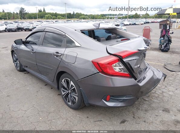 19XFC1F71HE210976 2017 HONDA CIVIC Gray Tył lewy