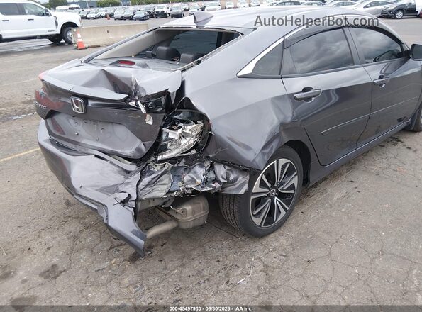 19XFC1F71HE210976 2017 HONDA CIVIC Gray Widok z przodu