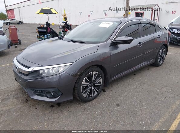 19XFC1F71HE210976 2017 HONDA CIVIC Gray Przód lewy