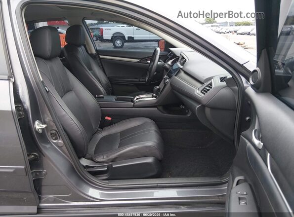 19XFC1F71HE210976 2017 HONDA CIVIC Gray Widok wnętrza z przodu
