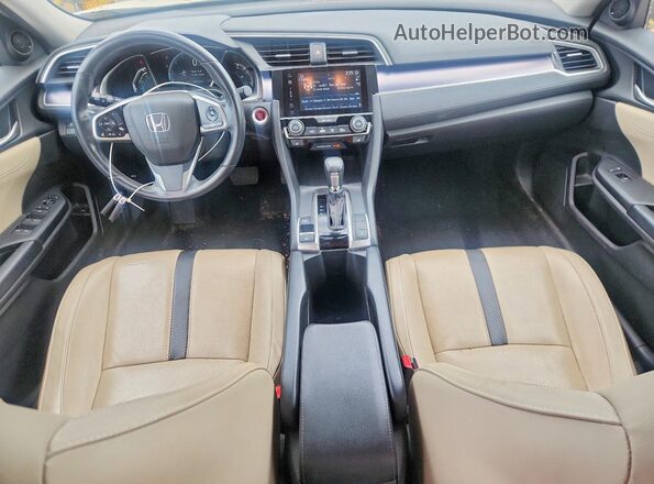 19XFC1F71HE213795 2017 HONDA CIVIC White წინა პანელის ხედი