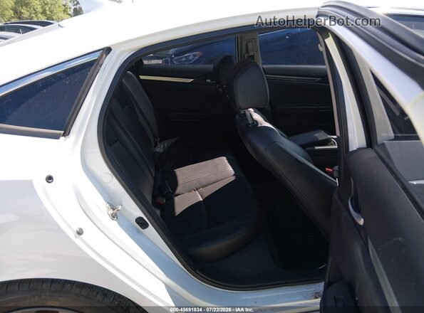 19XFC1F71KE014270 2019 HONDA CIVIC White VIN კოდის სტიკერის ხედი