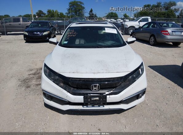 19XFC1F71KE014270 2019 HONDA CIVIC White წინა პანელის ხედი