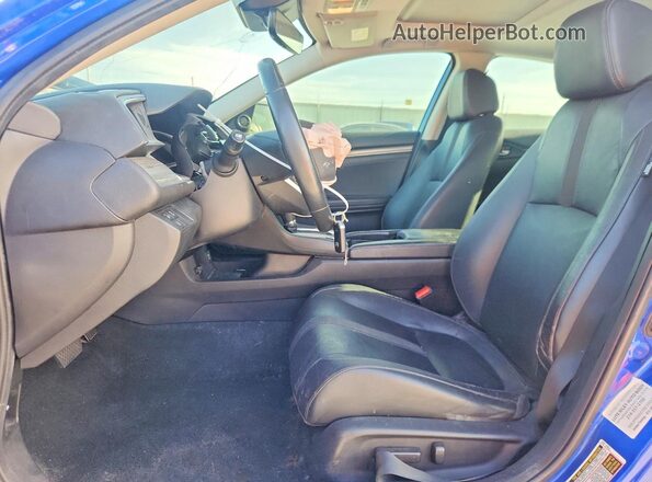 19XFC1F71ME004311 2021 HONDA CIVIC Синий Вид салона спереди