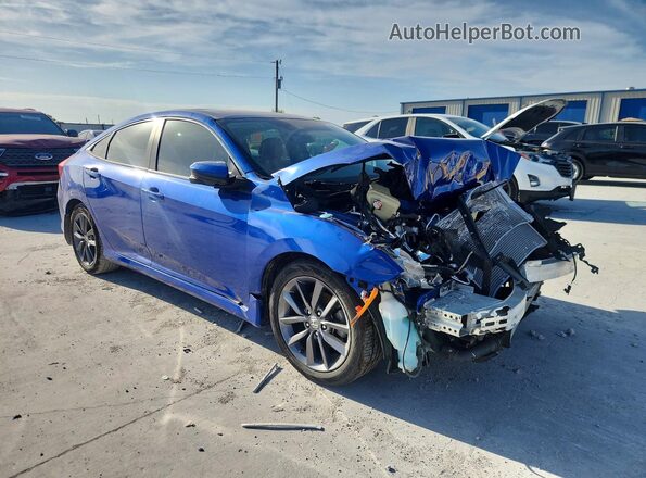 19XFC1F71ME004311 2021 HONDA CIVIC Синий Передняя правая четверть