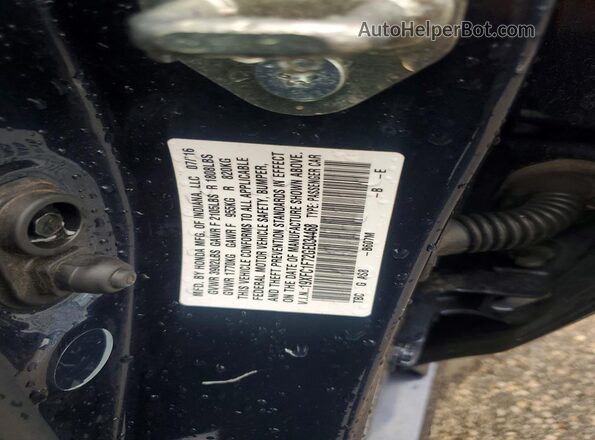 19XFC1F72GE034468 2016 HONDA CIVIC Blue Widok komory silnika