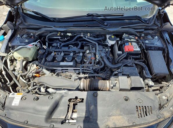 19XFC1F72KE202974 2019 HONDA CIVIC Gray Vista interior trasera