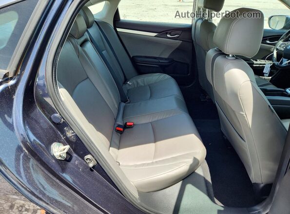 19XFC1F72KE202974 2019 HONDA CIVIC Gray Vista de los asientos traseros