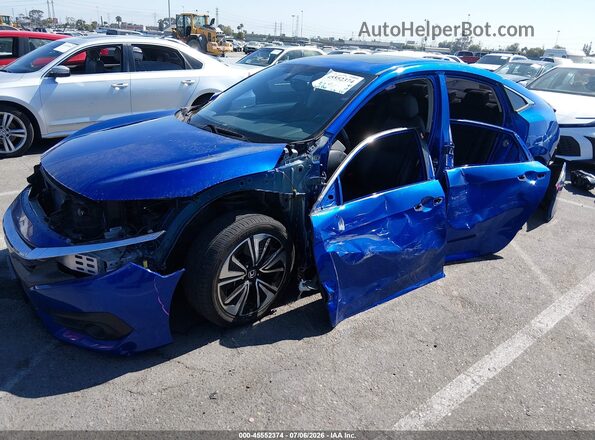 19XFC1F73GE204241 2016 HONDA CIVIC Blue Widok z przodu