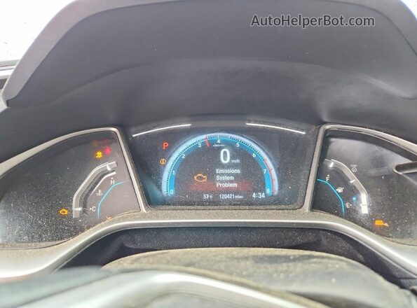 19XFC1F73HE209778 2017 HONDA CIVIC Black Widok zestawu wskaźników