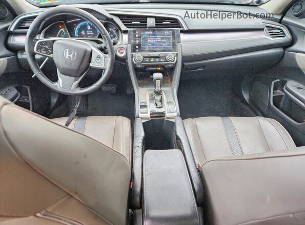 19XFC1F73HE209778 2017 HONDA CIVIC Black Widok deski rozdzielczej