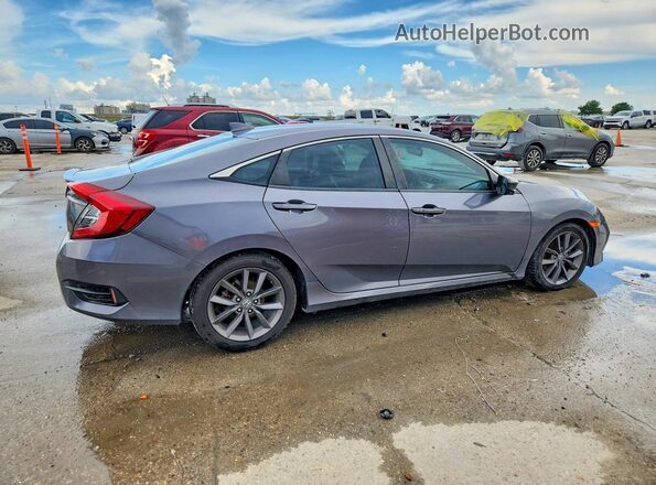 19XFC1F73KE010978 2019 HONDA CIVIC Gray Rear right