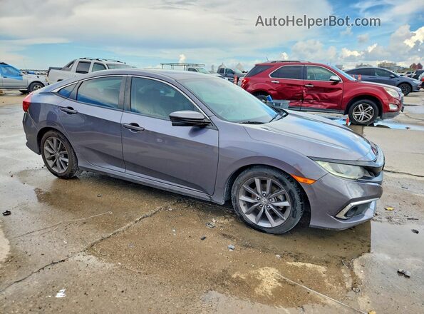 19XFC1F73KE010978 2019 HONDA CIVIC Gray Front right