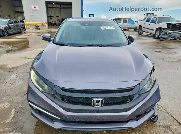 19XFC1F73KE010978 2019 HONDA CIVIC Gray Front view