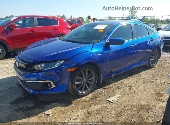 19XFC1F73LE001022 2020 HONDA CIVIC Синий Передняя левая четверть