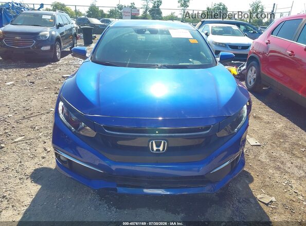 19XFC1F73LE001022 2020 HONDA CIVIC Синий Вид щитка приборов
