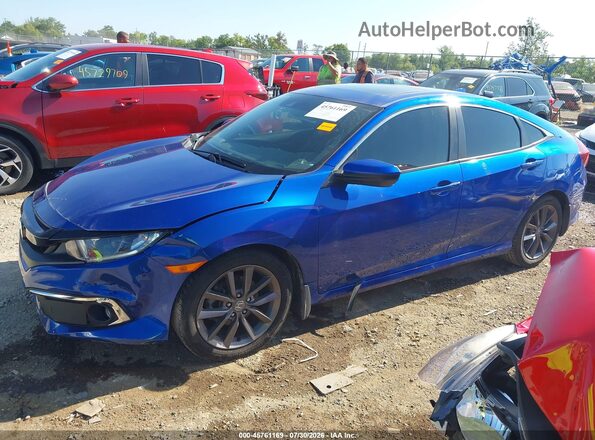 19XFC1F73LE001022 2020 HONDA CIVIC Синий Панорамный вид салона 360°
