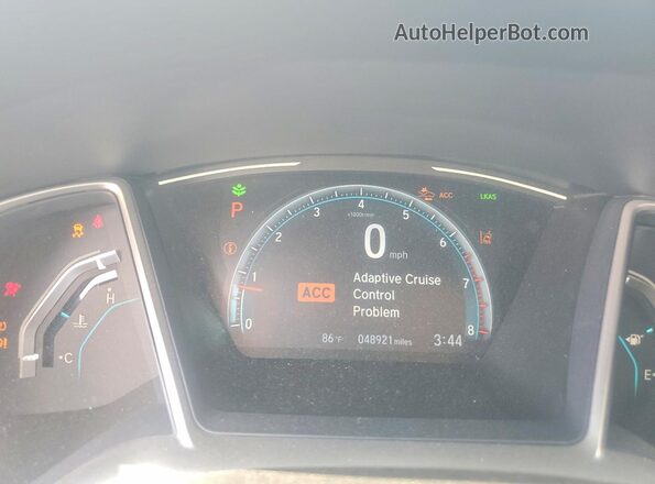 19XFC1F73LE015745 2020 HONDA CIVIC Черный Вид щитка приборов