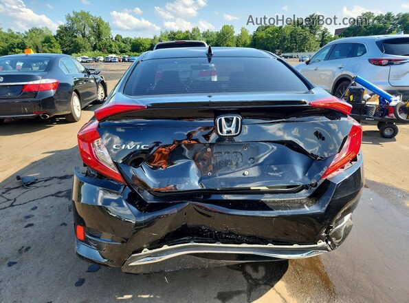 19XFC1F73LE204217 2020 HONDA CIVIC Black უკანა ხედი
