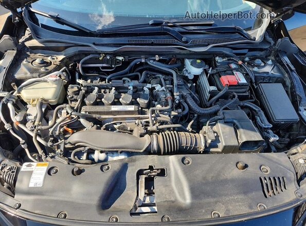 19XFC1F73LE204217 2020 HONDA CIVIC Black უკანა სალონის ხედი