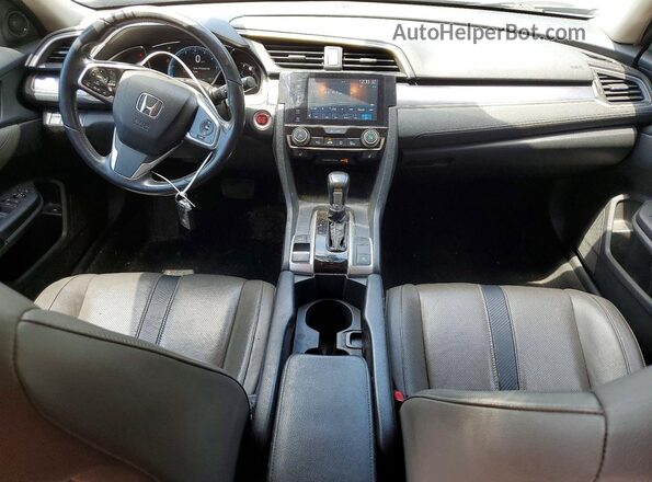 19XFC1F74HE001540 2017 HONDA CIVIC Blue Вид панелі приладів