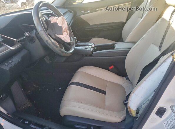 19XFC1F74LE023627 2020 HONDA CIVIC White Widok wnętrza z przodu