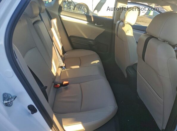 19XFC1F74LE023627 2020 HONDA CIVIC White Widok tylnych siedzeń