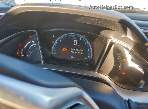 19XFC1F74LE023627 2020 HONDA CIVIC White Widok zestawu wskaźników